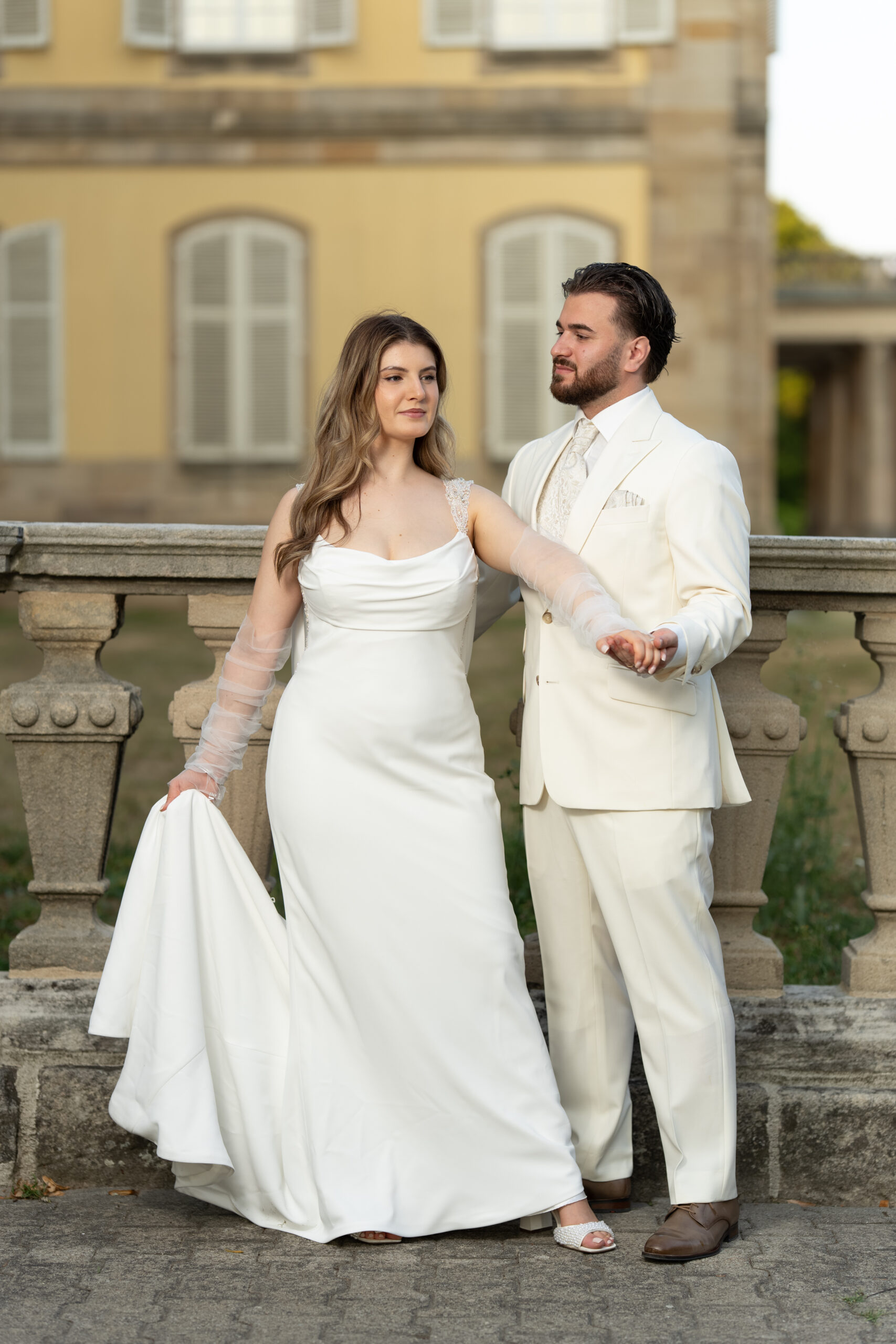 Brautpaarshooting Schloss Solitude Hochzeitsfotograf Stuttgart