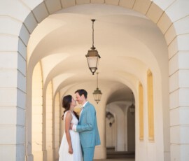 Hochzeitsfotografie in Stuttgart am Schloss Solitude Hochzeitsfotograf Stuttgart – romantisches Hochzeitsfotograf Stuttgart – Brautpaar am Schloss Solitude