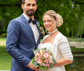 Bea und Tarik beim Paarshooting in Göppingen bei Sport im Park