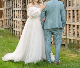 Jessica & Tomi bei ihrer Hochzeit im Sonnenhof Stuttgart
