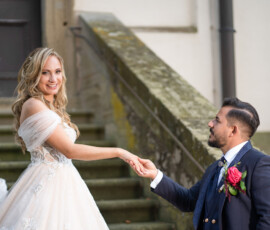 Brautpaarshooting Hochzeitsfotograf Stuttgart, exklusives Fotoshooting Kloster Schöntal und die wunderschöne Feier in Panorama Hotel Waldenburg Hochzeitsfotografie Stuttgart